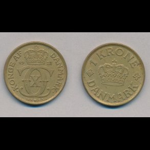 1925, 1 krone, 1+,