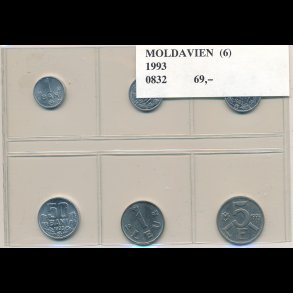 1993, Moldova m�nts�t, 0832,