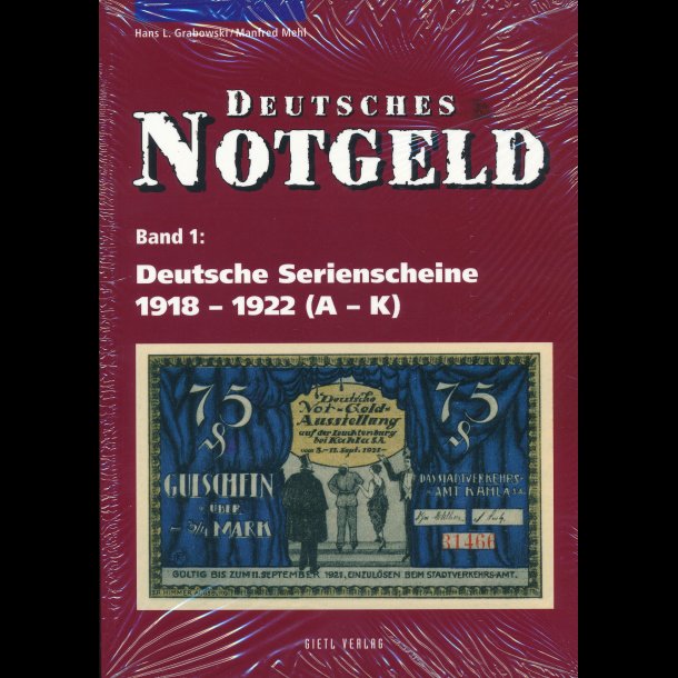 Detutsches Notgeld, 1918 - 1922, Bind 1 og 2, A - Z,