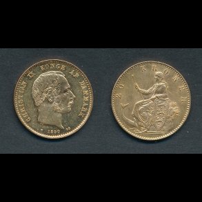1890, Christian IX, 20 kroner, 01, guldm�nt,