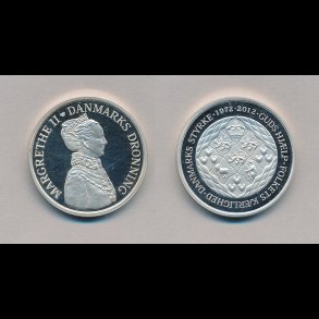 2012, Dronning Margrethe II 40 �rs regerings jubil�um, medalje, 0, g�stegave ved jubil�ums middag,