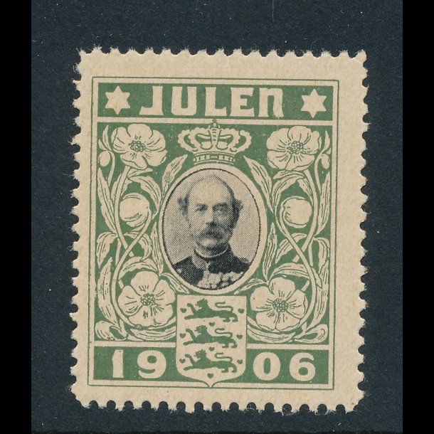 1906, Christian IX, *, enkelt mrke, 