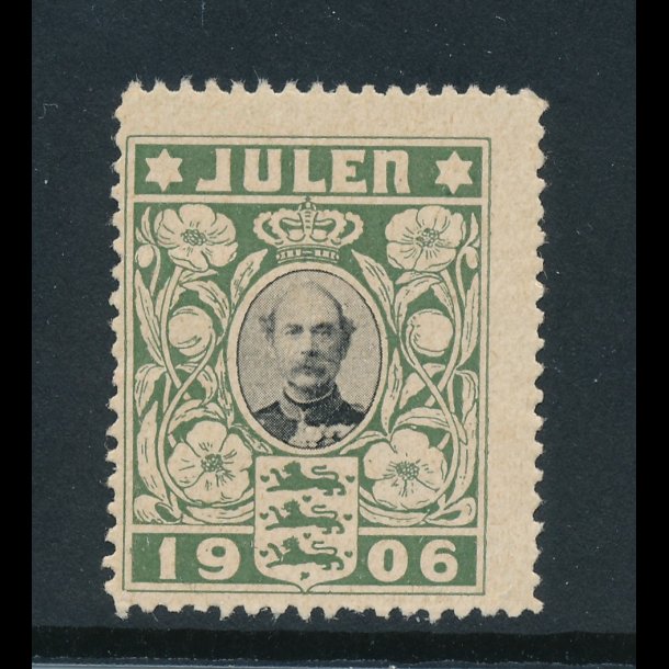 1906, Christian IX, **, enkelt mrke,