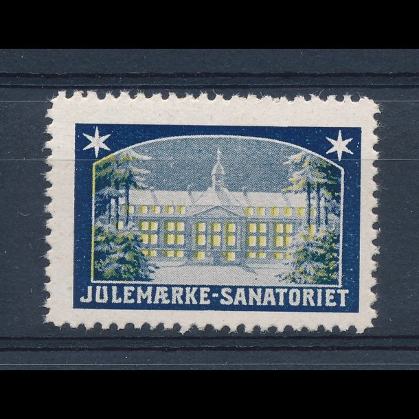 1908, Julemrke-Sanatoriet, **, enkelt mrke, FLOT!