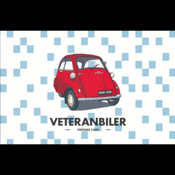 Prestigehfte, PRH15, Veteranbiler, AFA nr. 1907A-1910A,