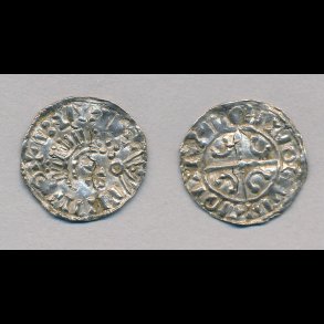 1016 - 1035, Knud den Store, penning, rbk, 1+, Hbg 54, sjlden variant, NEDSAT fra 9.400,-kr