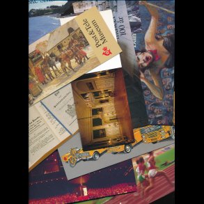 9 forskellige miniarkhfter, **, 60% af plydende, billig porto,