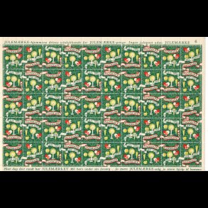 1951, Pyntet juletr, helark, foldet,