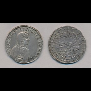 1690, Christian V, 1 krone, bondedreng, S 45, H 88, 1+,