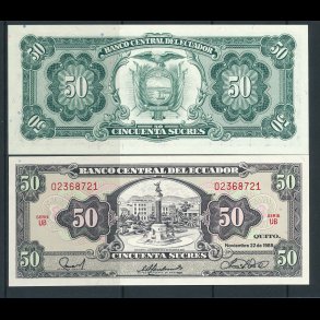 Ecuador, 50 cinguenta, 5001/a, *
