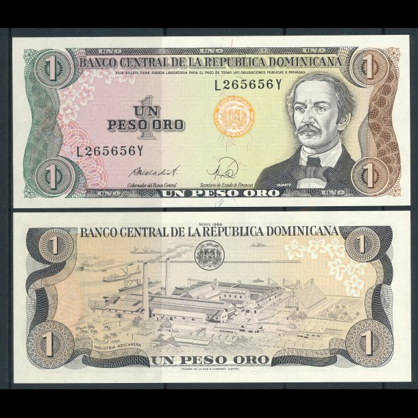 Dominicanske Republik, 1 peso, 5001/k, *