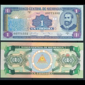 Nicaragua, 1 cordoba,  1510/b, *