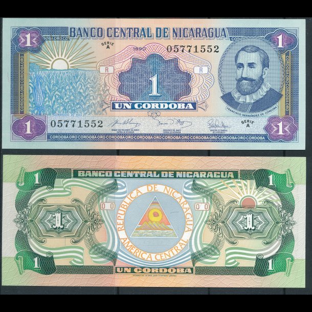 Nicaragua, 1 cordoba,  1510/b, *