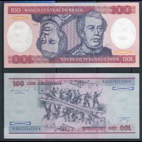 Brasilien, 100 cruzeiros, 5001/r, *