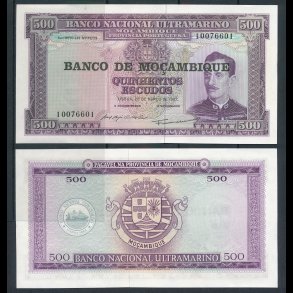 Mocambique, 500 escudos, 1814/a, *