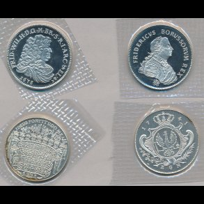 1976, Tyskland, Kurf�rsten Taler medalje, og , Friedrichs Taler medalje,