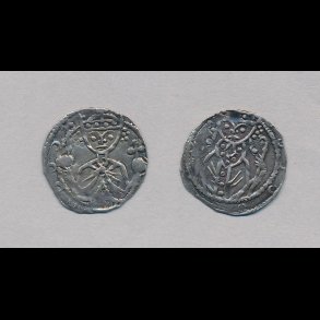 1154 - 1182, Valdemar I, Roskilde, pennig,  01 / 1+, Hbg 15, NEDSAT fra 9.500,-kr
