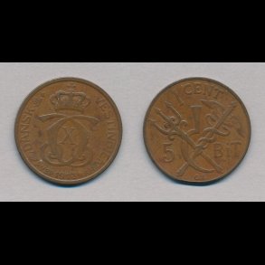 1913, Dansk Vestindien, 1 cent, 1,