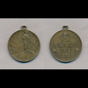 Letlands uafhngigs krig medalje1918/1928, med je,
