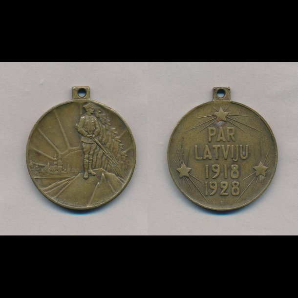 Letlands uafhngigs krig medalje1918/1928, med je,