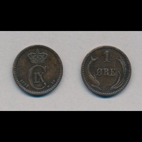 1892, 1 re, 1+, lbnr a,