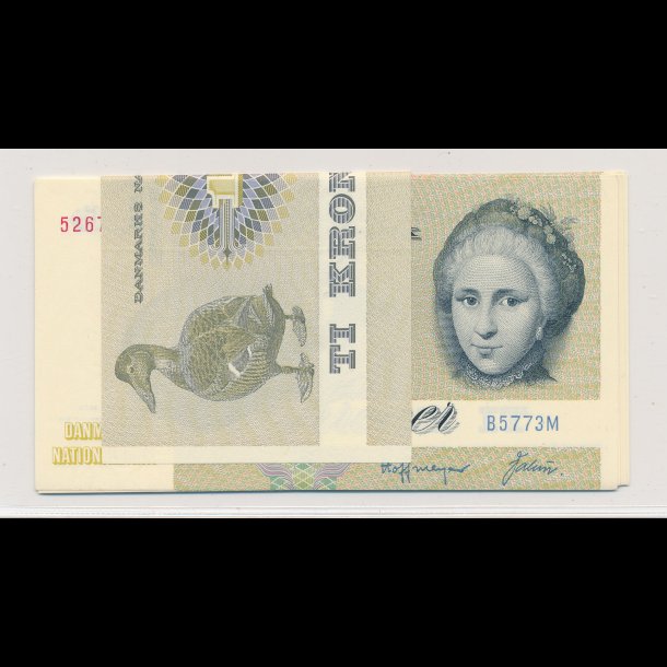 1977, 10 kroner, sedler, fortlbende, 0,