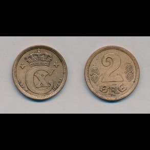 1917, 2 re, strkt pudset,