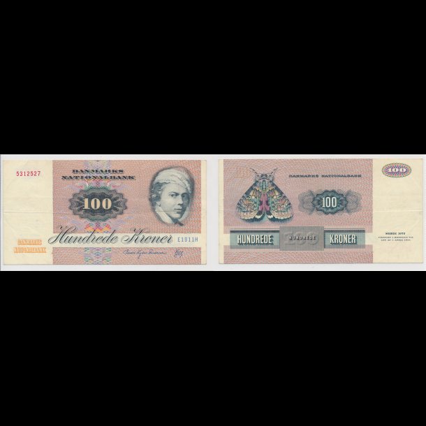 1988, 100 kroner, seddel, 1+,