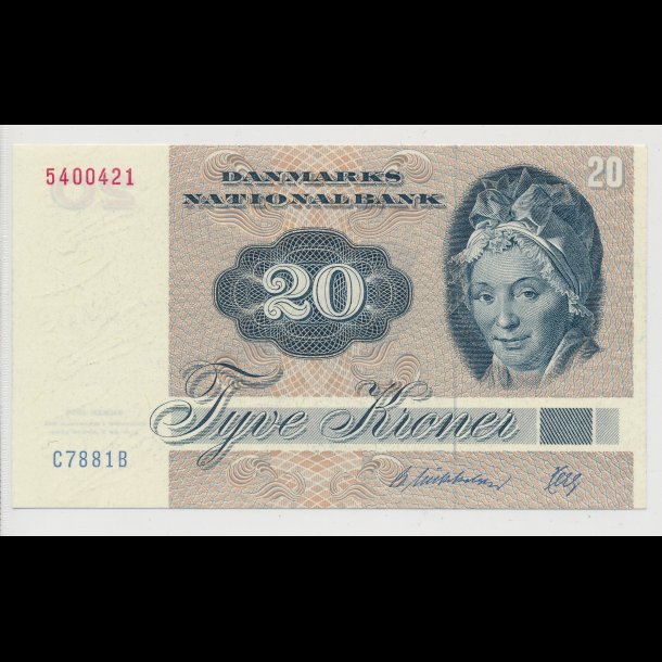 1988, 20 kroner, seddel, 0,