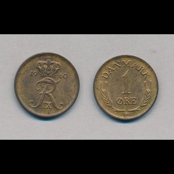 1960, 1 re, NEDSAT fra 18,-kr,