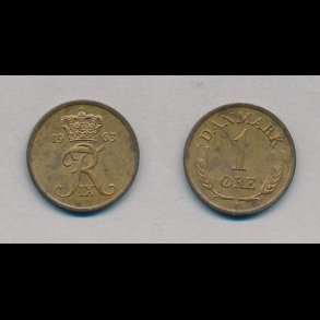 1963, 1 re, NEDSAT fra 18,-kr,