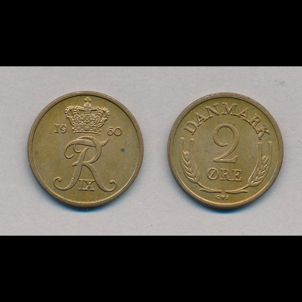 1960, 2 re, NEDSAT fra 18,-kr,