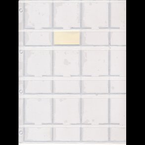 Mntholderblade, A-4 strrelse, super, 12 rum m. skrivefelt, 10 stk, 818308