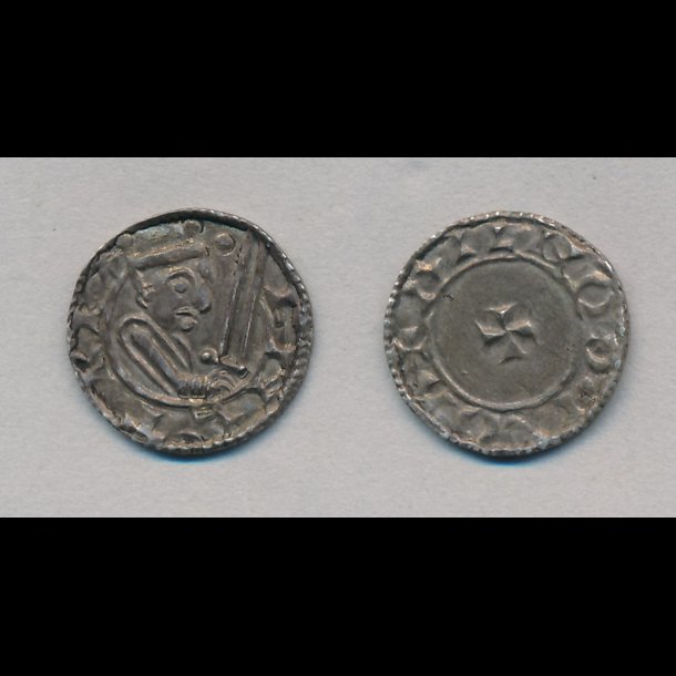 1080 - 1086, Knud den Hellige, pennig, 1+,