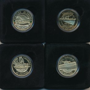 Tilbud, 4 proof skibe i sker, Selandia, Emma Mrsk, Hjejlen, Frbd, 