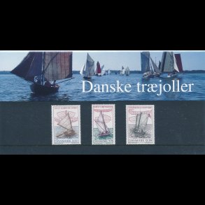 23, Danske tr�joller, Souvenirmappe, AFA 1119-21, katalogv�rdi 120,-kr,