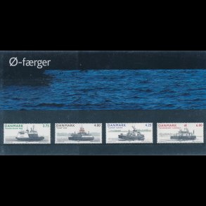 45, �-f�rger, Souvenirmappe, AFA 1299-1302, katalogv�rdi 60,-kr,