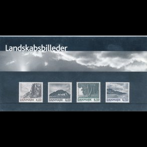47, Landskabsbilleder, Souvenirmappe, AFA 1315-18, katalogv�rdi 80,-kr,