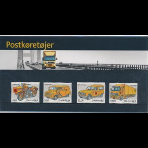 48, Postk�ret�jer, Souvenirmappe, AFA 1321-24, katalogv�rdi 100,-kr,