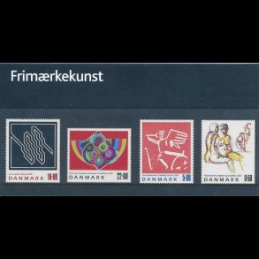 49, Frim�rkekunst, Souvenirmappe, AFA 1292-93/30-31, katalogv�rdi 130,-kr,