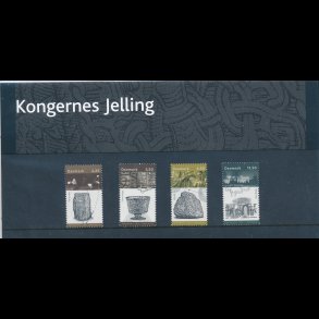 54, Kongernes Jelling, Souvenirmappe, AFA 1363-66, katalogv�rdi 80,-kr,
