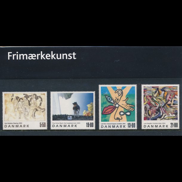 58, Frimrkekunst, Souvenirmappe, AFA 1361-62 / 98-99, katalogvrdi 150,-kr,