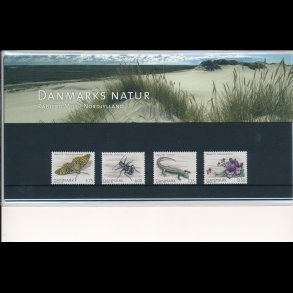 74, Danmarks natur. souvenirmappe, AFA 1512-16, katalogv�rdi 150,-kr