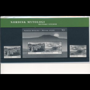 78, Nordisk mytologi, souvenirmappe, AFA 1536-38, katalogv�rdi 65,-kr