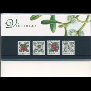 81, Vinterb�r, souvenirmappe, AFA 1556-60, katalogv�rdi 130,-kr