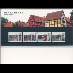 82, Den gamle by, souvenirmappe, AFA 1563-67, katalogv�rdi 135,-kr