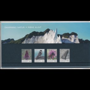 83, Danmarks natur, souvenirmappe, AFA 1571-75, katalogv�rdi 145,-kr