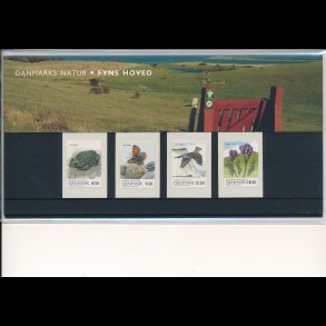 88, Danmarks natur 2, souvenirmappe, AFA 1600E-03E og 1604, katalogv�rdi 205,-kr
