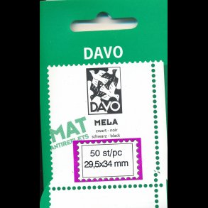 29,5 x 34 mm, Tilbud p tilskrne, sorte klemlommer, 50 stk.