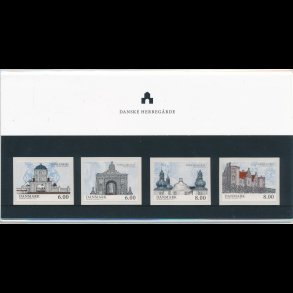 95, Danske herreg�rde, souvenirmappe, AFA 1654-57, katalogv�rdi 60,-kr